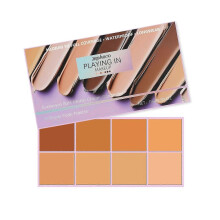 (A) Color Correcting Concealer Palette, Conceal Blender Palette, 8-in-1 Color Correcting and Concealing, Suitable for Neutral and Warm Tones