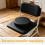 Comfortable Black Commode Chair Plug Cushion with Wipe Clean Pad 4