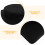 Comfortable Black Commode Chair Plug Cushion with Wipe Clean Pad 5