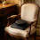 Comfortable Black Commode Chair Plug Cushion with Wipe Clean Pad 8