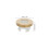 2Pcs Round Sink Overflow Cap Copper Plastic Basin Overflow Replacement 2