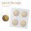 4Pcs Dustproof Transparent Coin for Collectors' Storage 5