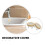 2Pcs Round Sink Overflow Cap Copper Plastic Basin Overflow Replacement 4