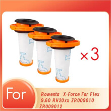 predfiltre pre akumulátorový vysávač Rowenta X-FORCE FLEX 9.60 RH20xx ZR009010 ZR009012, umývateľné a opakovane použiteľné