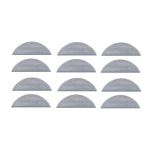 Lot de 12 Chiffons de Nettoyage pour Aspirateur pour Roborock Q10 S5/Q10 S5+/Q10 VF/Q10V/Q10V+ - Accessoires et Lingettes de