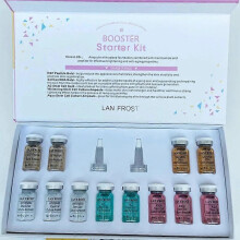 (12pc Gold Serum) Korean Bb Cream Set: 3-in-1 Foundation, Concealer & Skincare, 8ml Hydrating