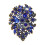Broche à fleurs élégante, épingle à revers Unique,-QT0559 bleu 1