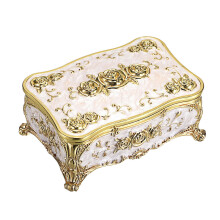 Boîte de rangement de bijoux fonctionnelle avec motifs de-3