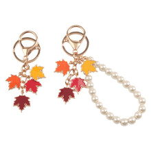 Porte-clés de Thanksgiving, ensemble cadeau de perles décorées