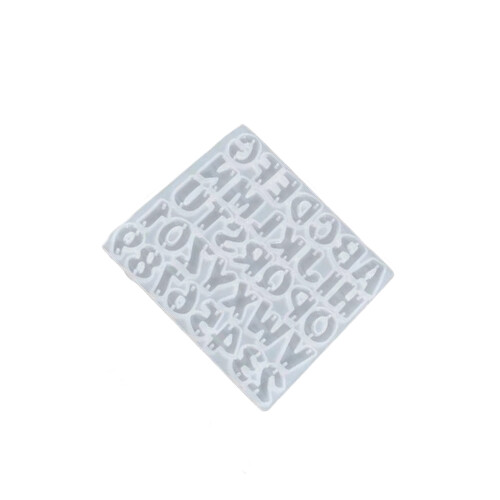 Moule à breloques en Silicone de qualité-les petites lettres