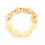 Bracelet élastique en résine élégant avec des designs-Jaune 1