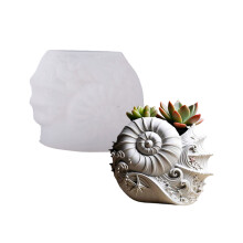 Hoge kwaliteit conch siliconen mal maken hars plantenbakken