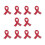 Modieuze legering Hope lintpin met antislipsluiting Hope-Rood 1