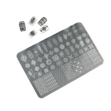 Outil créatif de Nail Art, plaque de tampon en acier inoxydable