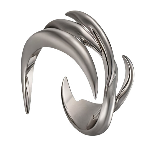 Dragon Claw Alloy Ring Unique Liquid Art Designs Lightweight