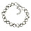 Vintage Punk Interlocked Link Chain Ketting Verstelbare Legering 1