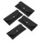 4Pcs Portable PU Cash Envelope Wallet for Money Sorting Black 10