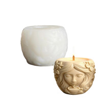 Artisanal Silicone Planter Mold For Resin Cement Casting Pen