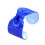 Oversized Bowknot Design Resin Bangle Adjustable Opening-Blue 1