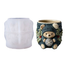 DIY Silicone Flowerpot Mold Creative Resin Cement Concrete Craft