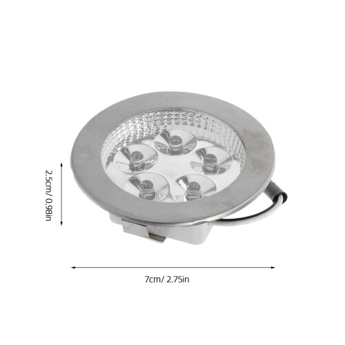 2Pièces Ampoules De Cuisine LED Haute Luminosité Argentées ABS 1