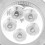 2Pièces Ampoules De Cuisine LED Haute Luminosité Argentées ABS 8