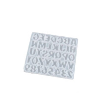 Food Grade siliconen mal unieke nummer letter-kleine letters