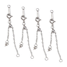 Jewelry Extension Link Chain For Daily Wear-steel color 5cm
