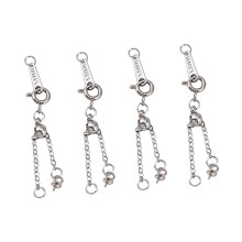 Hypoallergenically Stainless Steel Extension-steel color 3cm