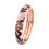 Verstelbare open einde armband etnische emaille sieraden-bruin 1