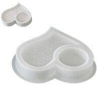 Moule de support de bougie en Silicone polyvalent, projets-amour