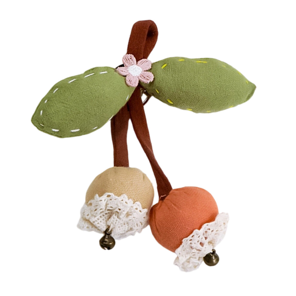 Nature Themed Fabric Cherrys Hawthorn Handcraft-Apricot