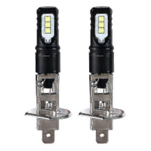 2x H1 6000k Super Bright White 6000lm Drl Led Headlight Kit High-beam
