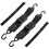 2-Pack Boat Trailer Transom Tie-Down Straps,2in x 4Ft Adjustable Transom Straps with Quick Release Buckle 1