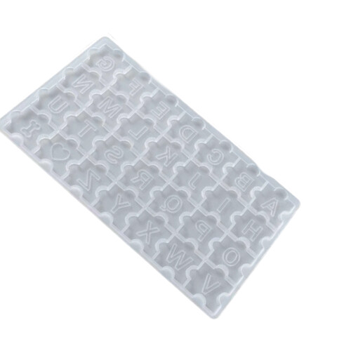 Reusable Silicone Crafting Mold For-Alphabet. puzzle.