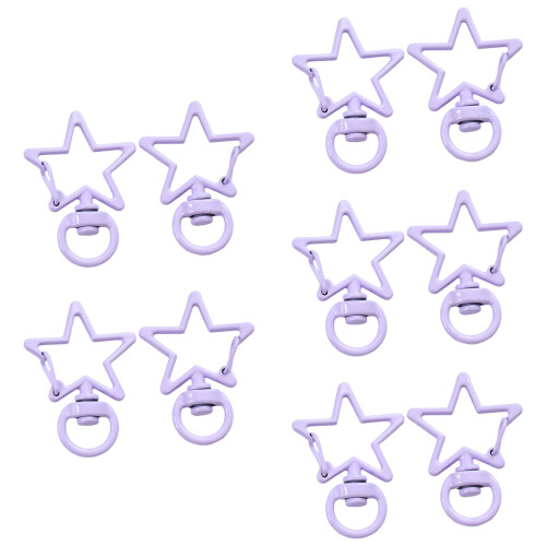 Assorted Strar Alloy Charm Crafting Essential For-Purple