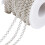 Allergy Resistant Vintage Embossed Copper O Link Chain-Silver 1