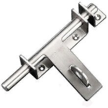 Heavy-Duty 304 Stainless Steel Sliding Door Lock Latch Left & Right Bolts