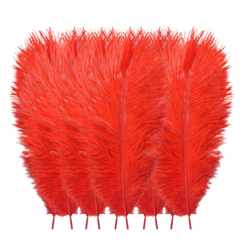 Floating Plume Feathers Natural Multicolor 10-Pack 20-25cm 1