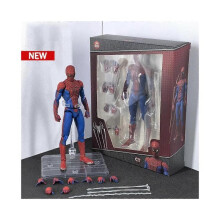 Ct Toys Spiderman Mafex 001 New Peter Parker Andrew Garfield The Amazing Spider-Man Shf Anime Action Figure Figurine Model Toys