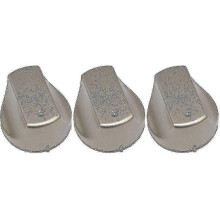 Control Switch Knobs Replacement for Hotpoint Ariston Indesit Oven Cooker Hob Pack of 3 Heat Resistant Non-Slip