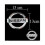 Nissan Chrome 15cm X 13cm Rear Tailgate Badge 1