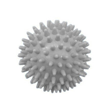 (Bright red, 9CM) Yoga Hedgehog Ball Foot Massage Ball PVC Muscle Roller Trigger Point Massage Ball Fitness Ball for Deep Tissue Release
