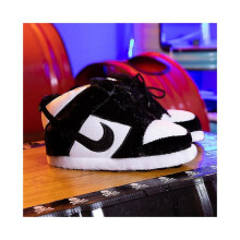 Sneaker Slippers Unisex One-size Sneaker Slippers Jordan Style 2 - Jxlgv_Black