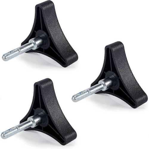 3pcs Rollator Walker Parts, Aluminum 3 Point Knob Replacement Part Universal for