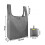 (pink) Ripstop Reusable Grocery Shopping Bag 3Pcs 2
