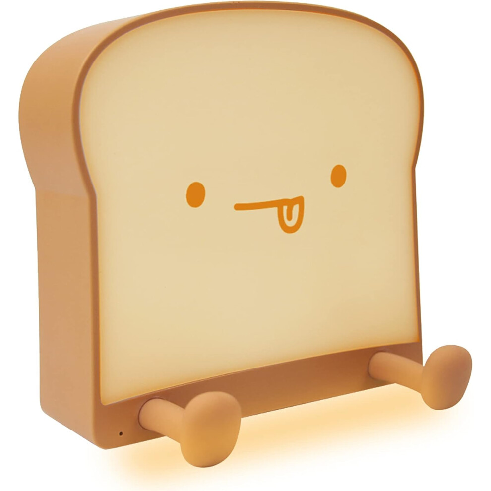 Cute Night Light Toast Bread Led Night Light With Rechargeable And Timer, Portable Bedside Lamp Bedroom Birthday Gifts Ideas Compatible Tween Teen_su 6902344791115