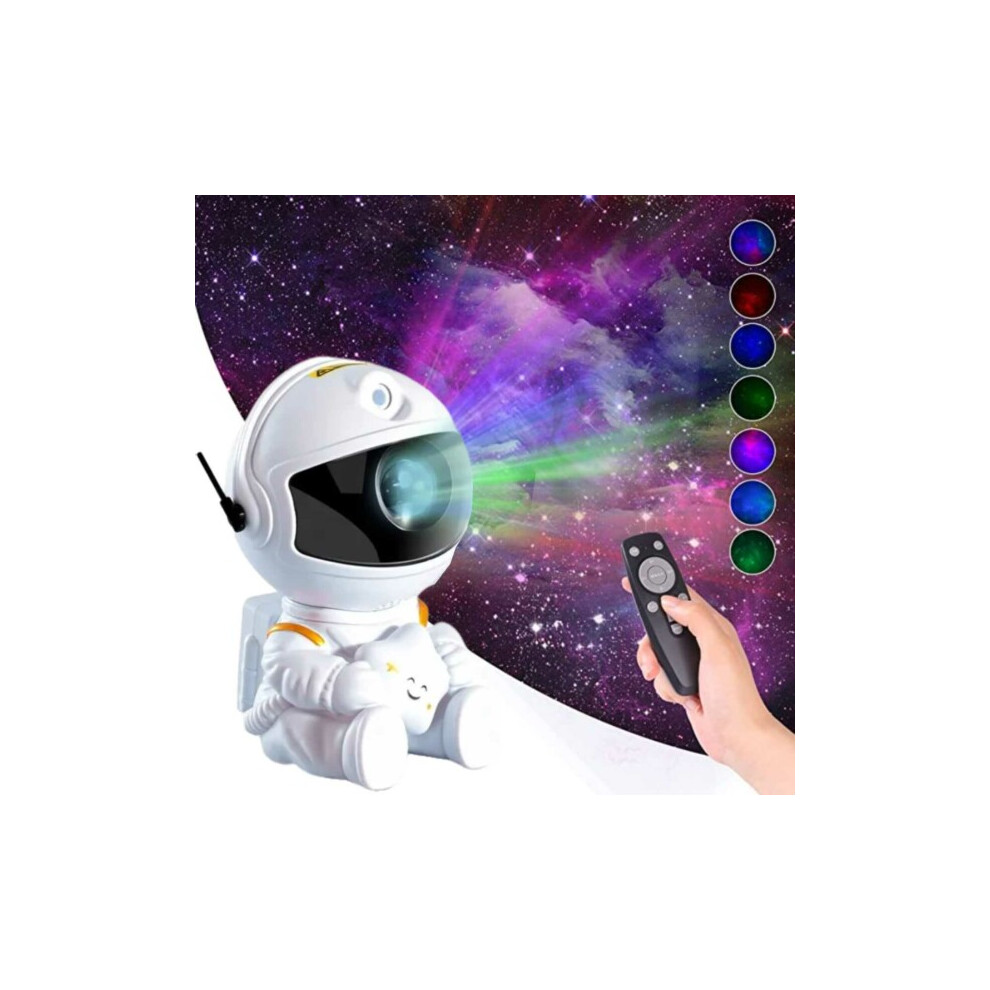 Galaxy Projector Nebula Effect - Star Projector With Remote Control White_white_surprise Gift 6902344789761