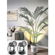 Spots LED 5W compatibles avec les plantes d'intérieur, 3 modes de couleur - Lot de 2 - Cadeau surprise