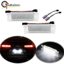 Gtinthebox CANbus Xenon-weiße LED-Kennzeichenbeleuchtung, kompatibel mit Chevrolet Camaro (2014–2017) und Chevrolet Malibu Surprise (2013–2015).